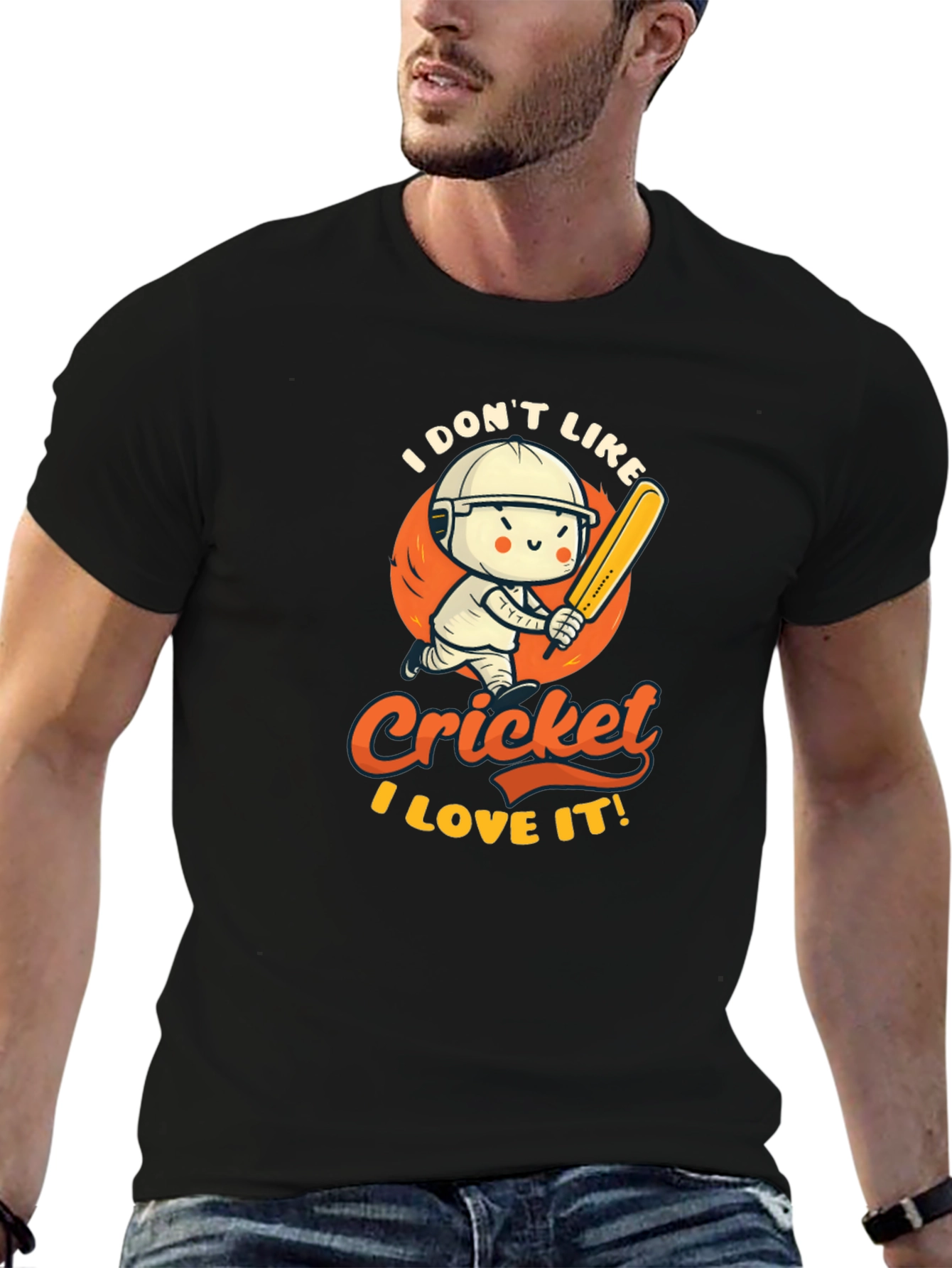 Cricket Lover Graphic T-Shirt - Sporty & Fun