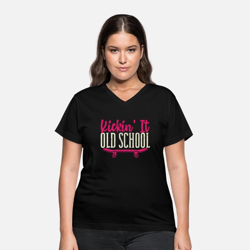 Kickin' It Old School Funny Skateboard Skateboarde