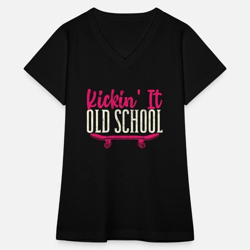 Kickin' It Old School Funny Skateboard Skateboarde