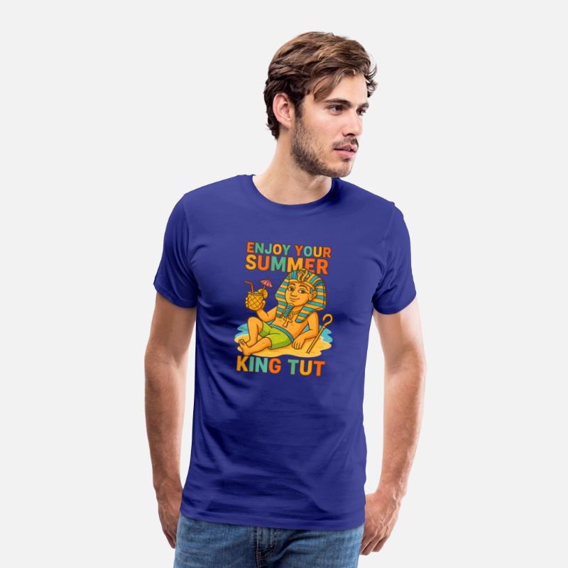 King Tut Summer Shirt Funny Pharaoh on Beach 2025