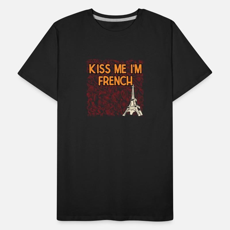 Kiss Me Im French Funny Couples Humor Lovers