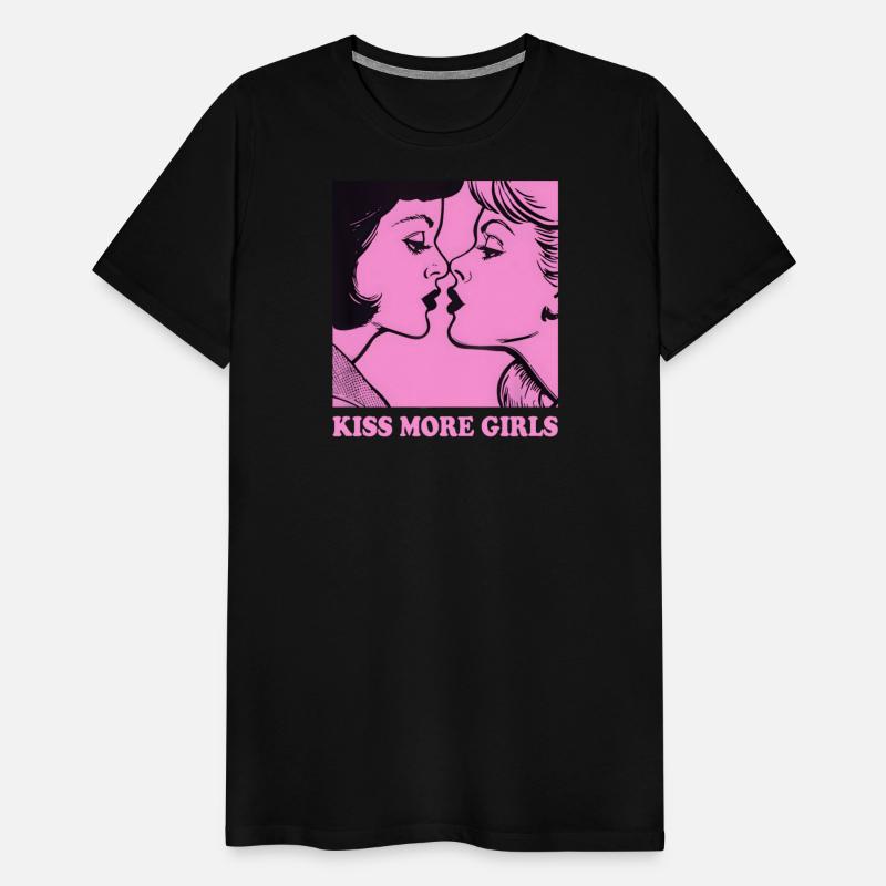 Kiss More Girls - Sapphic Gay Girls Lesbian Pride