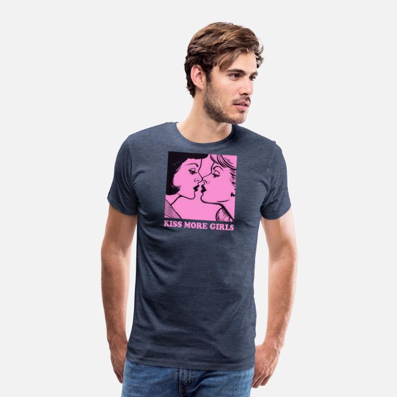 Kiss More Girls - Sapphic Gay Girls Lesbian Pride