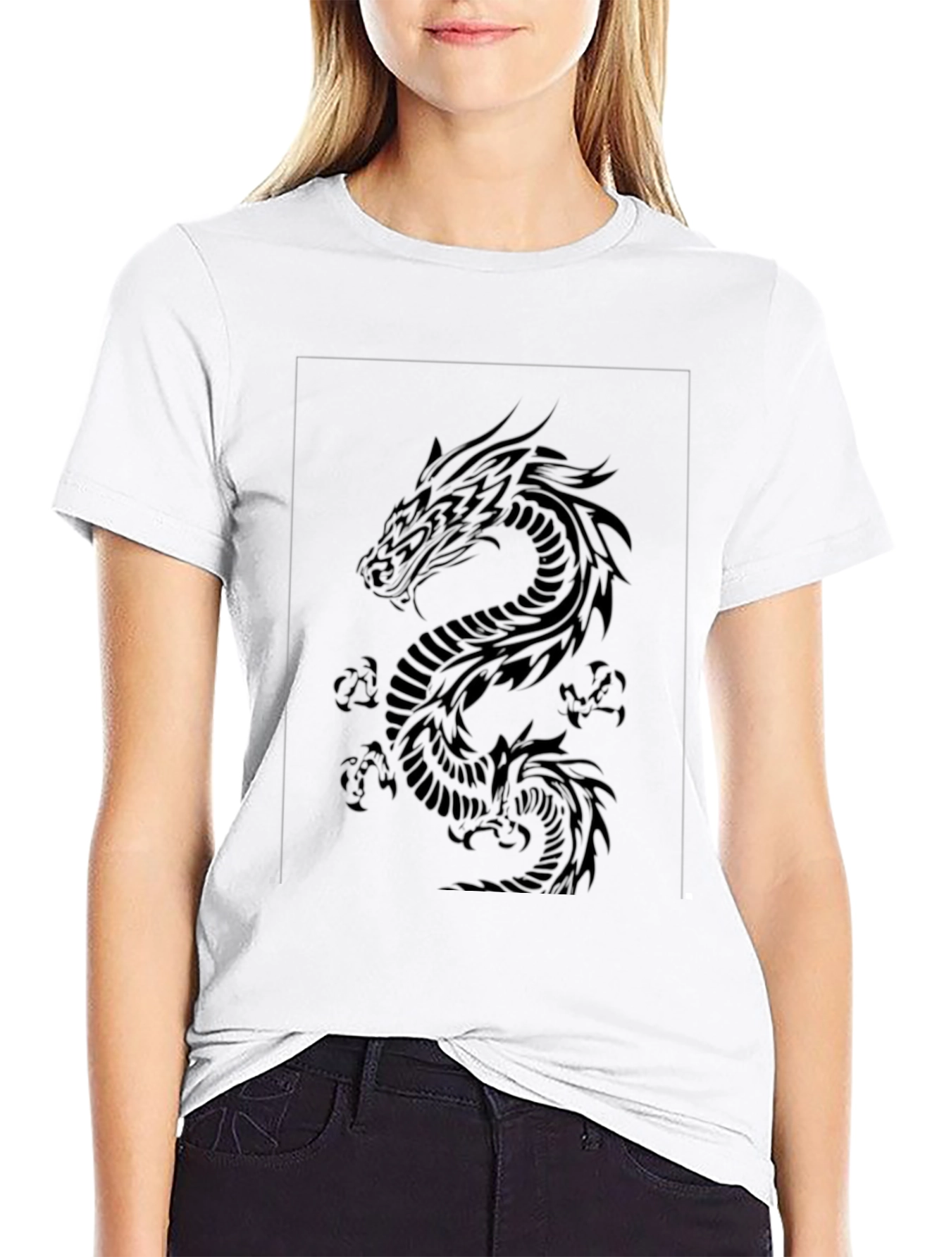 Dragon Tattoo Graphic T-Shirt - Mens