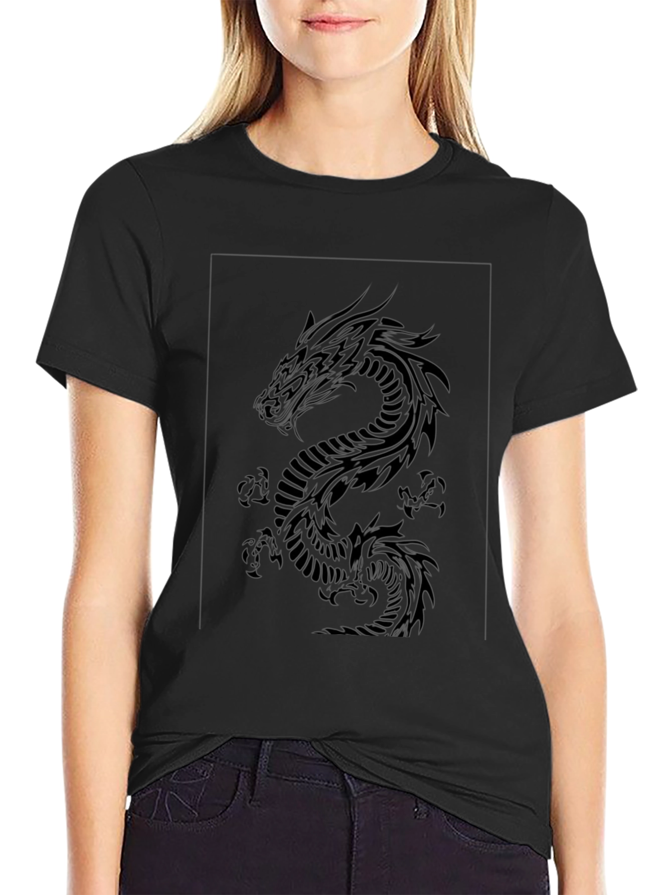 Dragon Tattoo Graphic T-Shirt - Mens