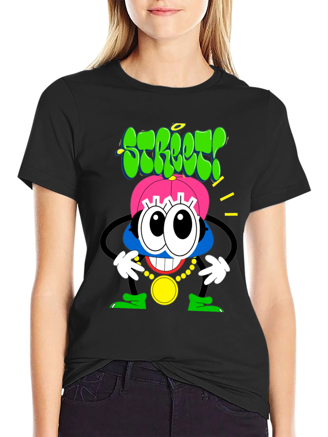 Street Cartoon Character T-Shirt
