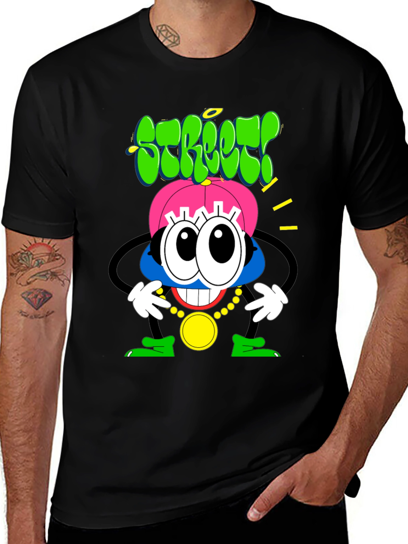 Street Cartoon Character T-Shirt
