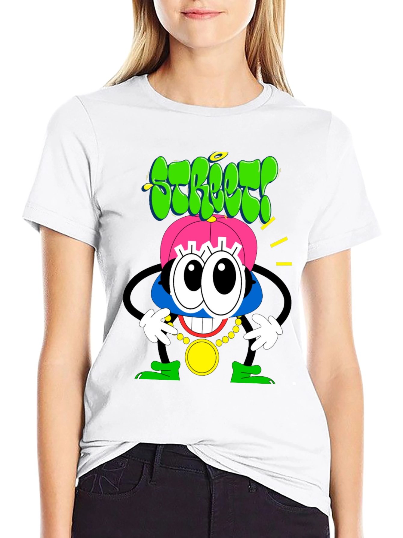Street Cartoon Character T-Shirt