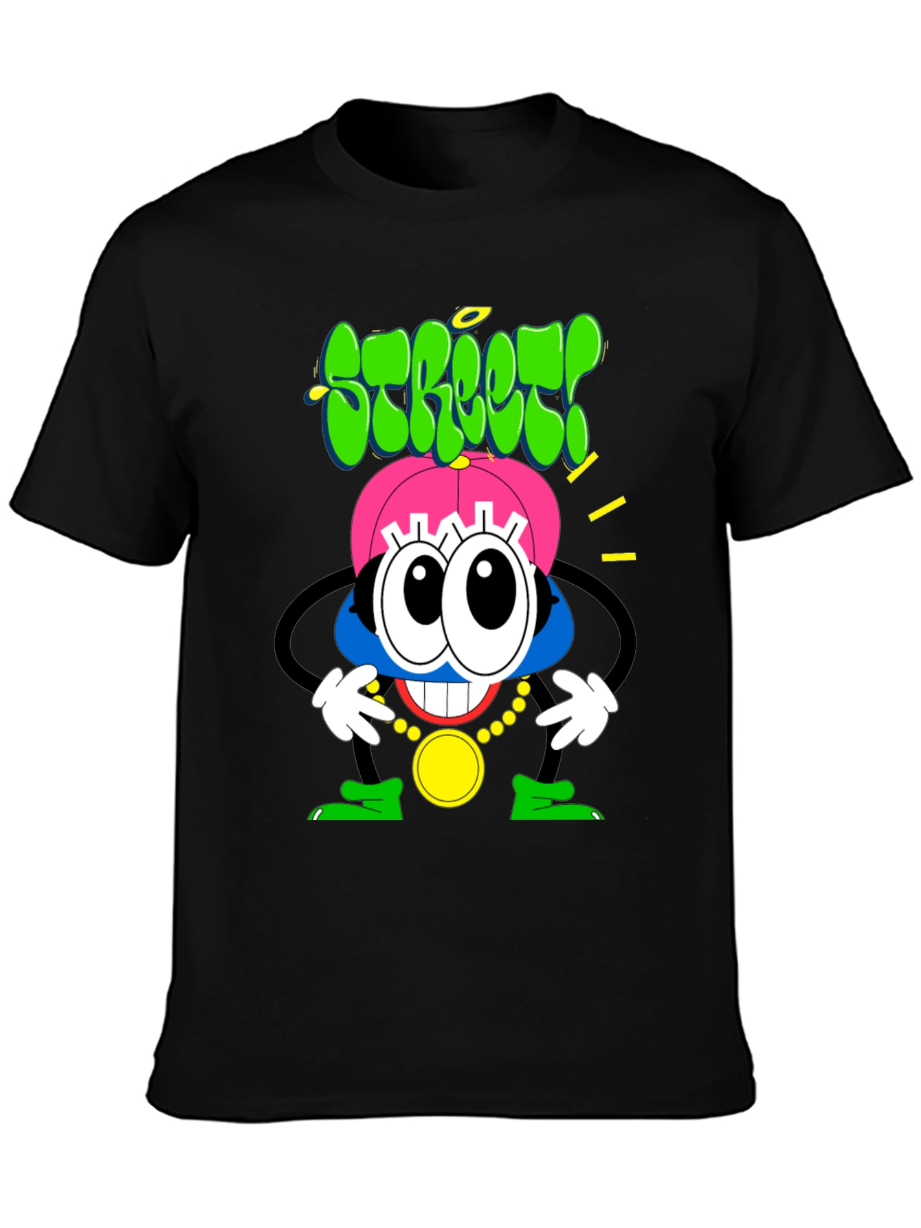 Street Cartoon Character T-Shirt