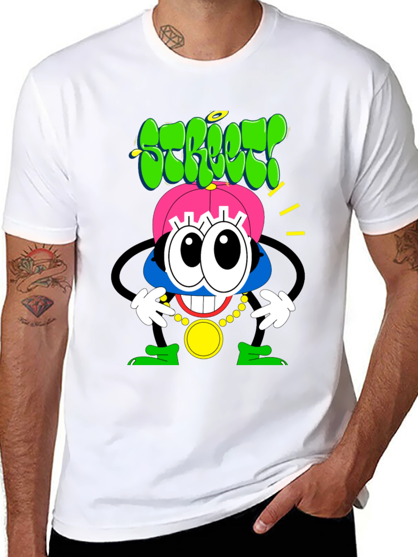 Street Cartoon Character T-Shirt