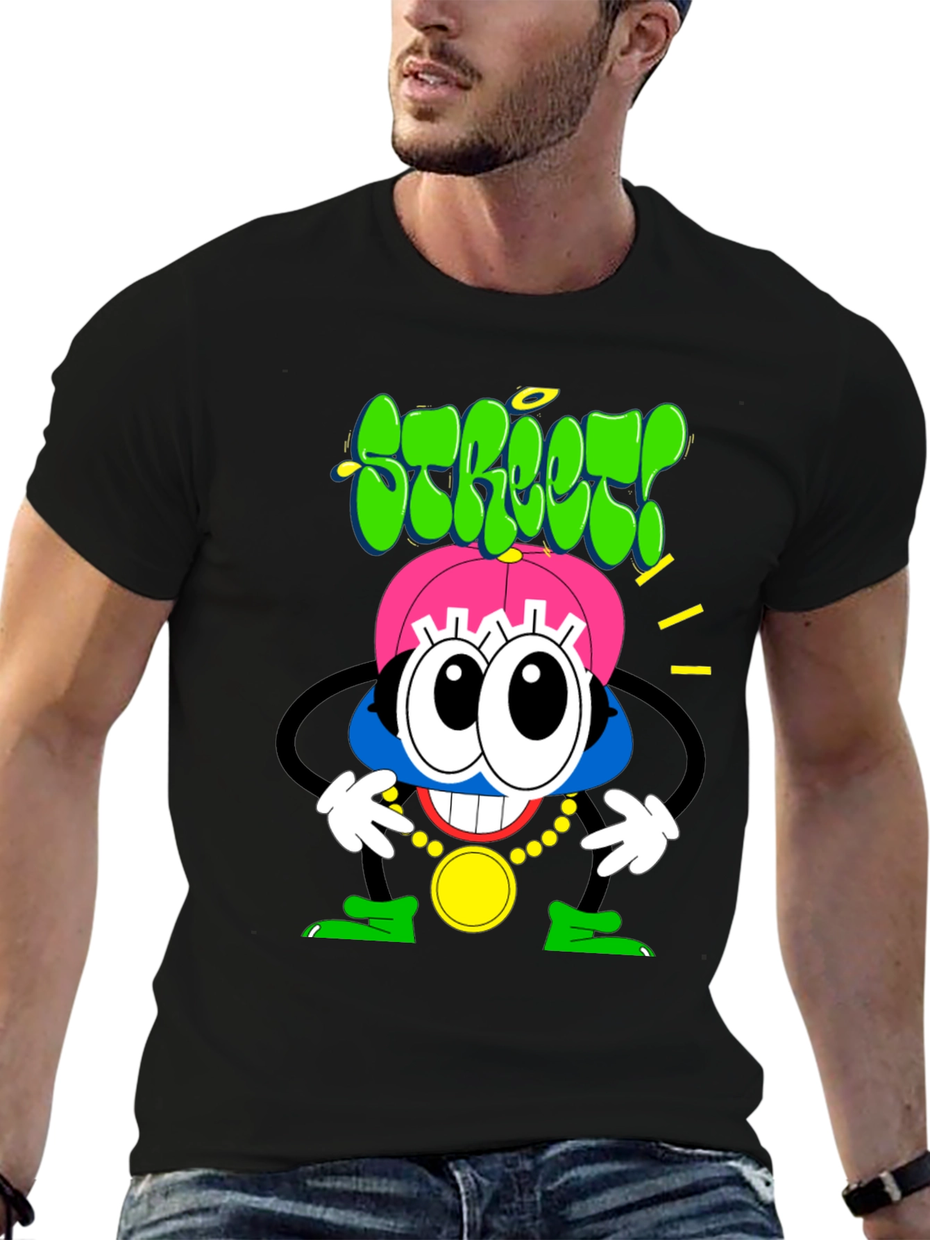 Street Cartoon Character T-Shirt