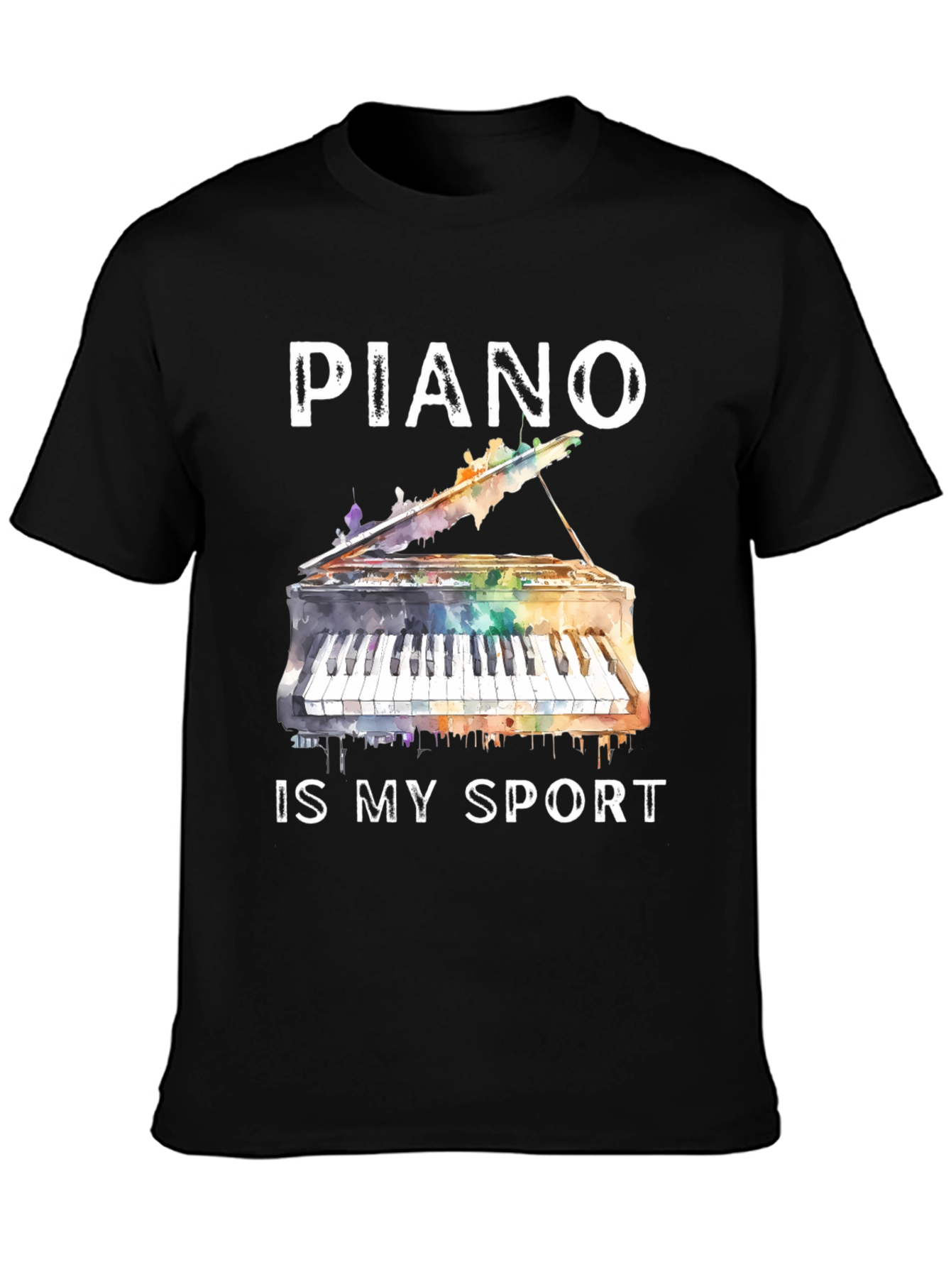 Piano Is My Sport Graphic T-Shirt