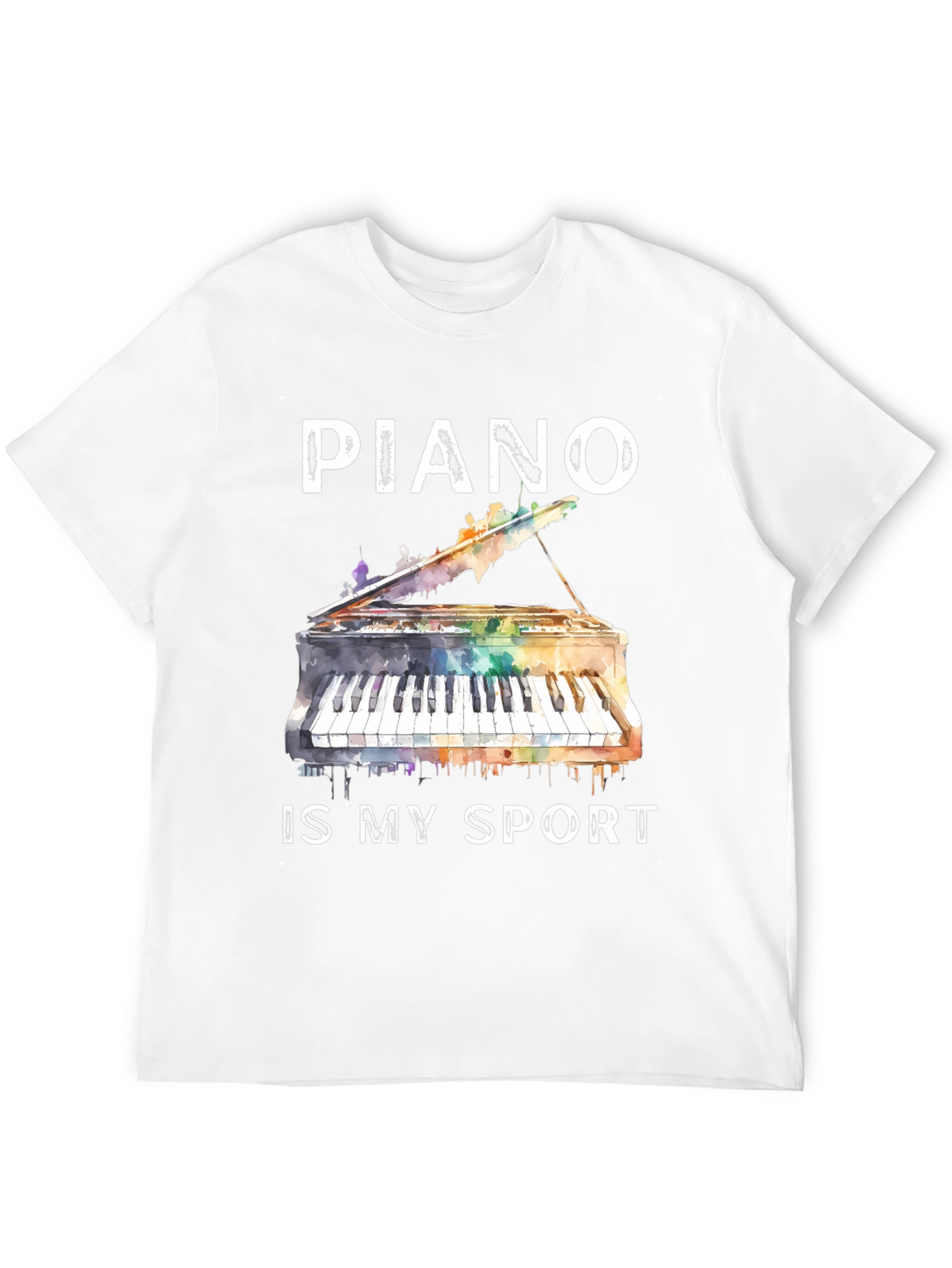 Piano Is My Sport Graphic T-Shirt