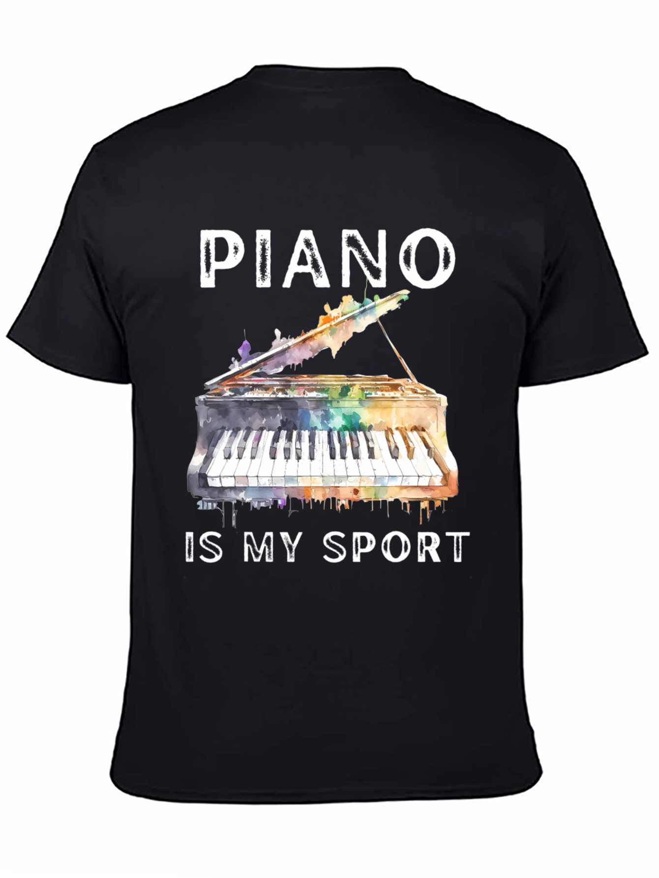 Piano Is My Sport Graphic T-Shirt