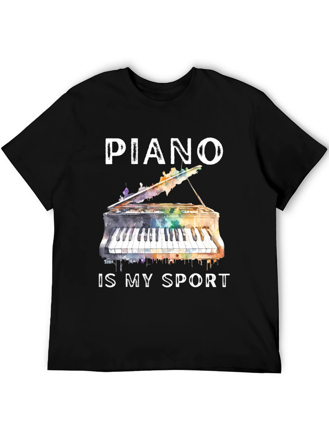 Piano Is My Sport Graphic T-Shirt