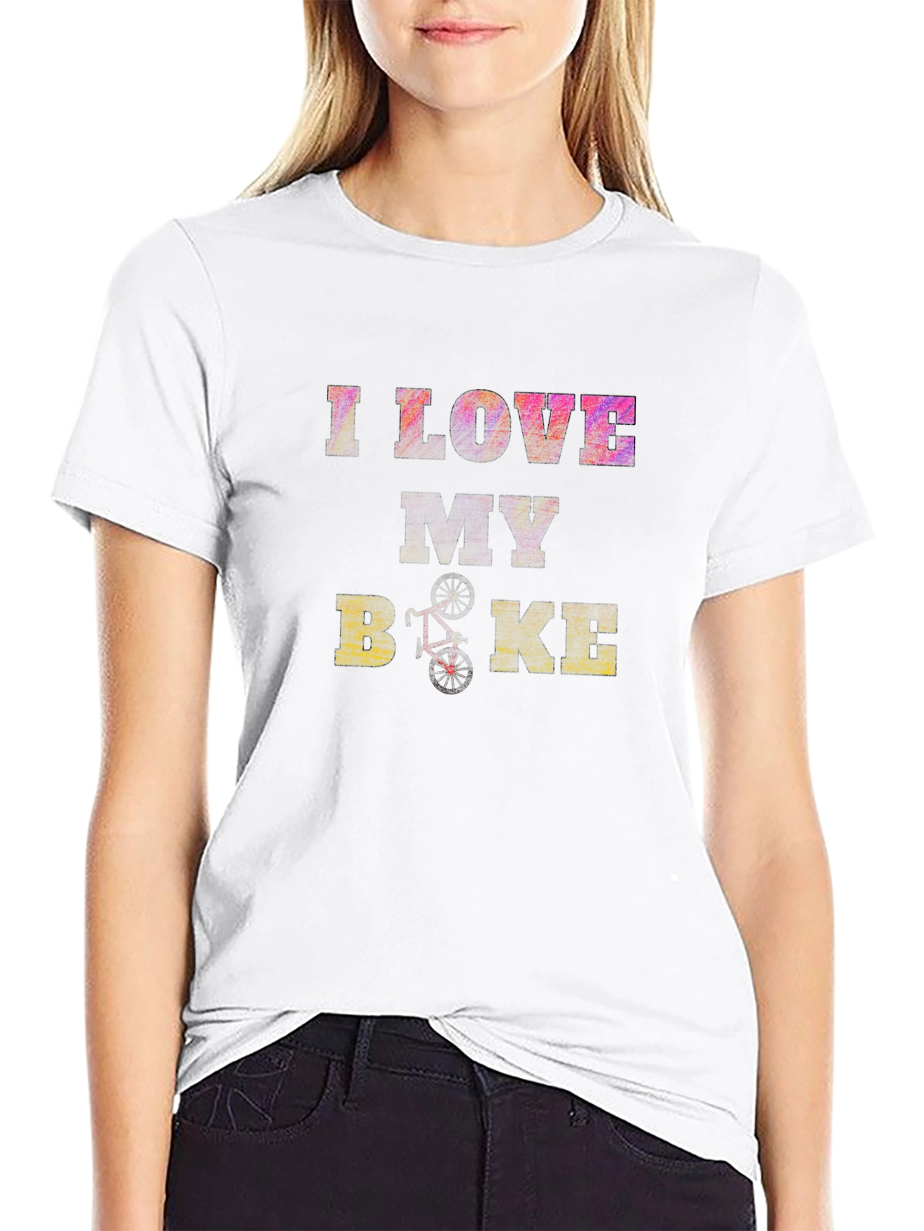 I Love My Bike Graphic Tee - Black T-Shirt