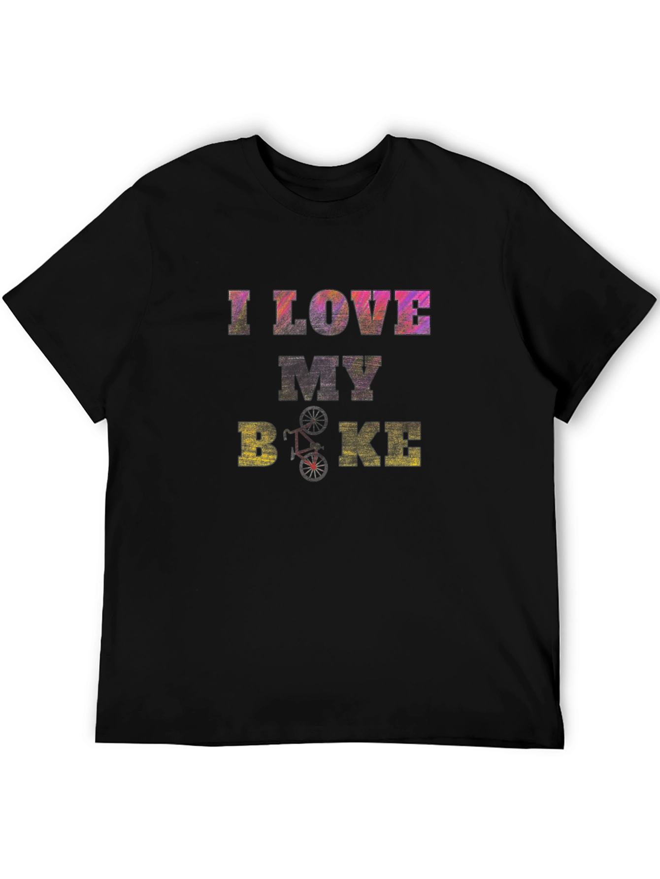 I Love My Bike Graphic Tee - Black T-Shirt