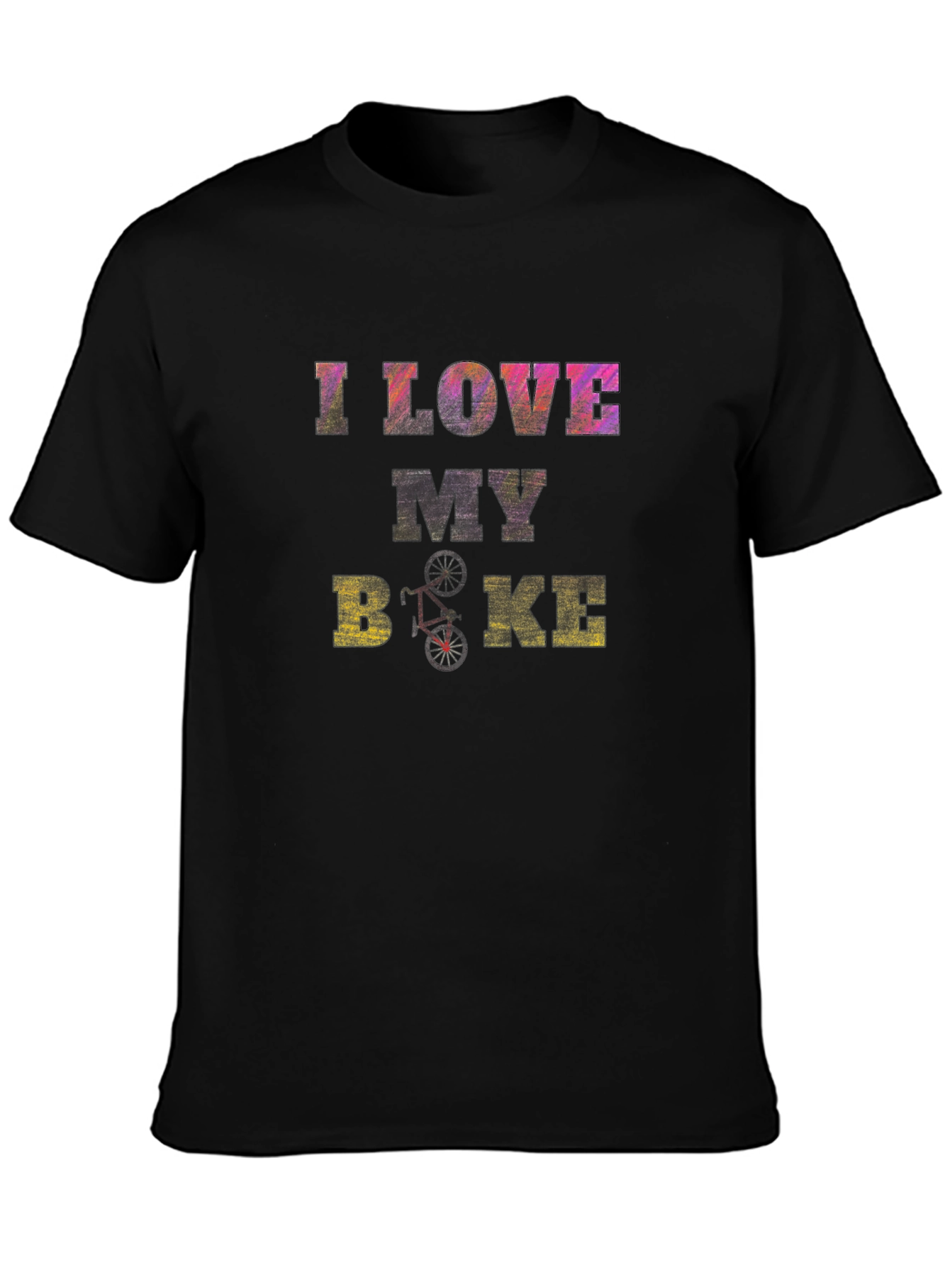 I Love My Bike Graphic Tee - Black T-Shirt