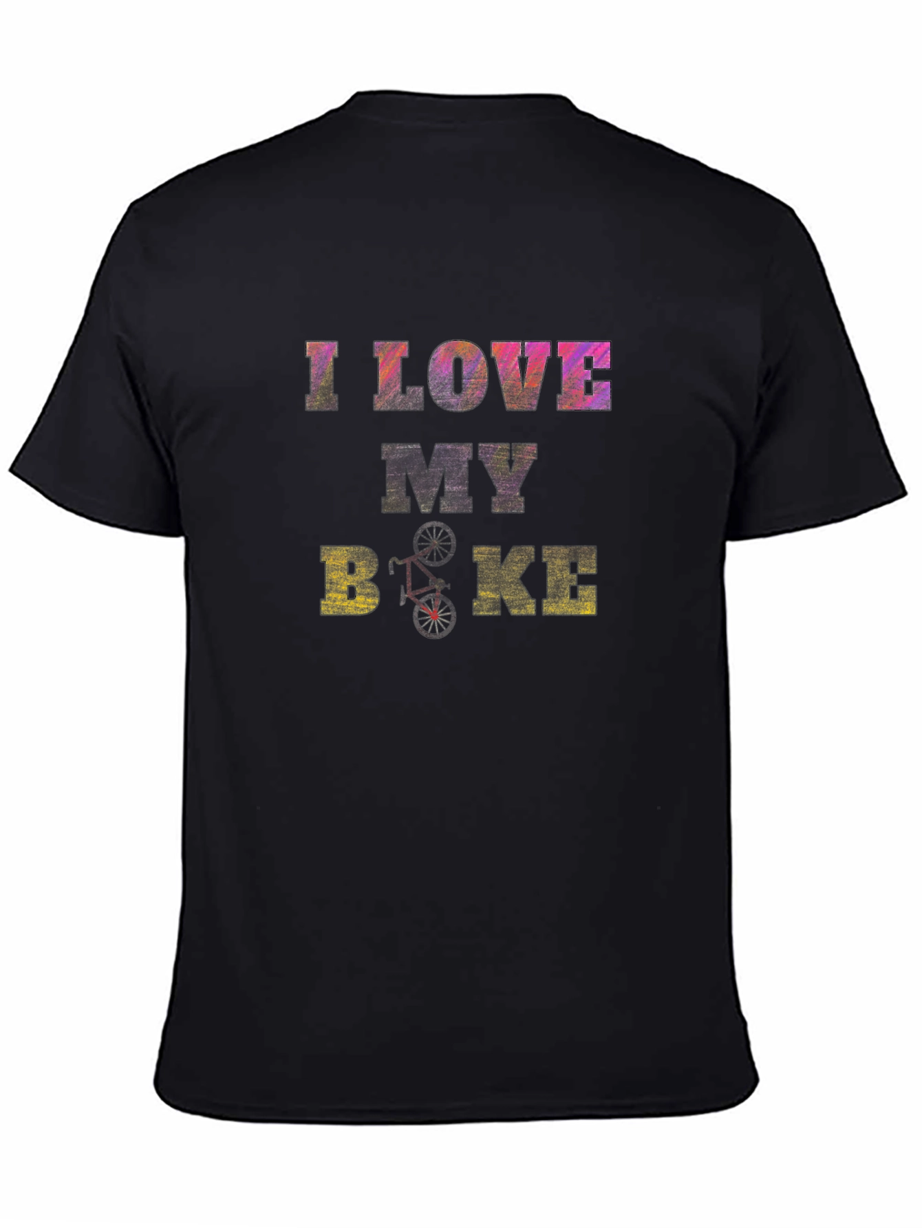 I Love My Bike Graphic Tee - Black T-Shirt