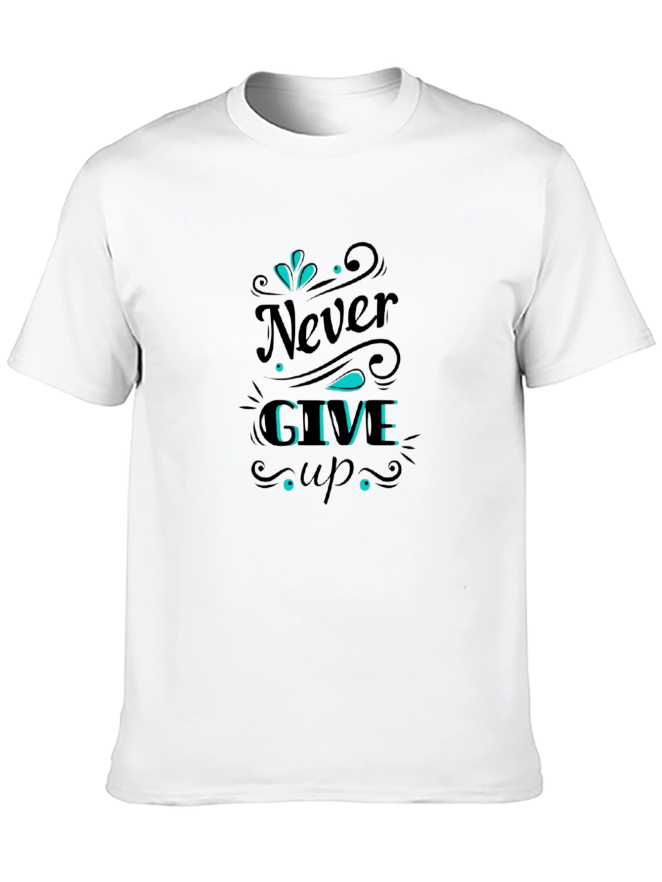 Never Give Up Graphic T-Shirt