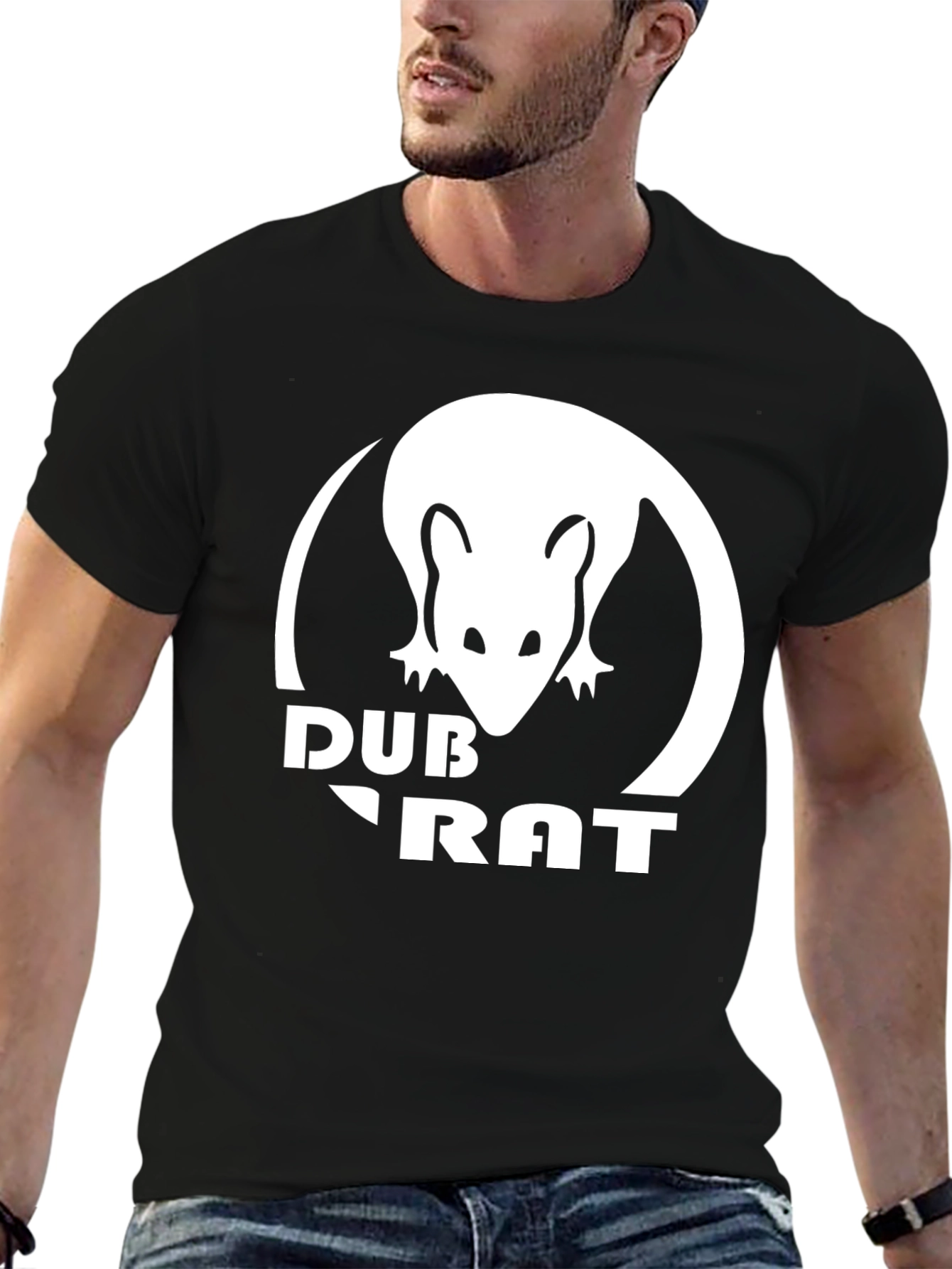 Dub Rat Graphic T-Shirt - Cool Animal Design