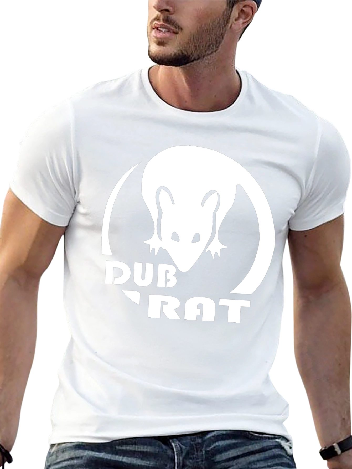 Dub Rat Graphic T-Shirt - Cool Animal Design