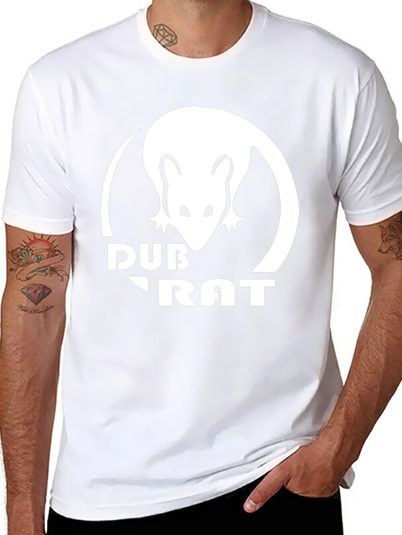 Dub Rat Graphic T-Shirt - Cool Animal Design