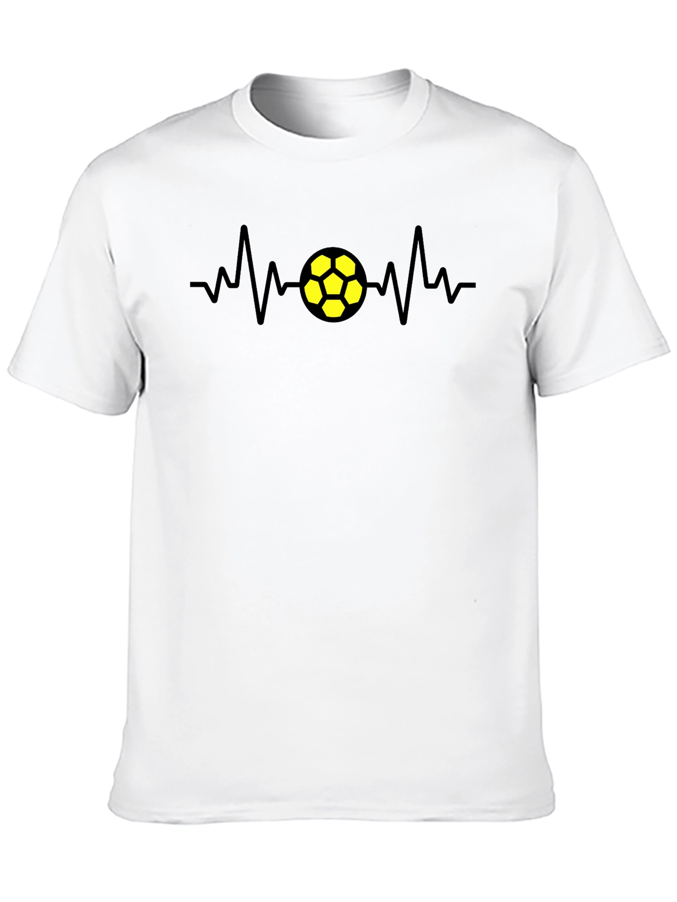 Soccer Heartbeat Graphic T-Shirt
