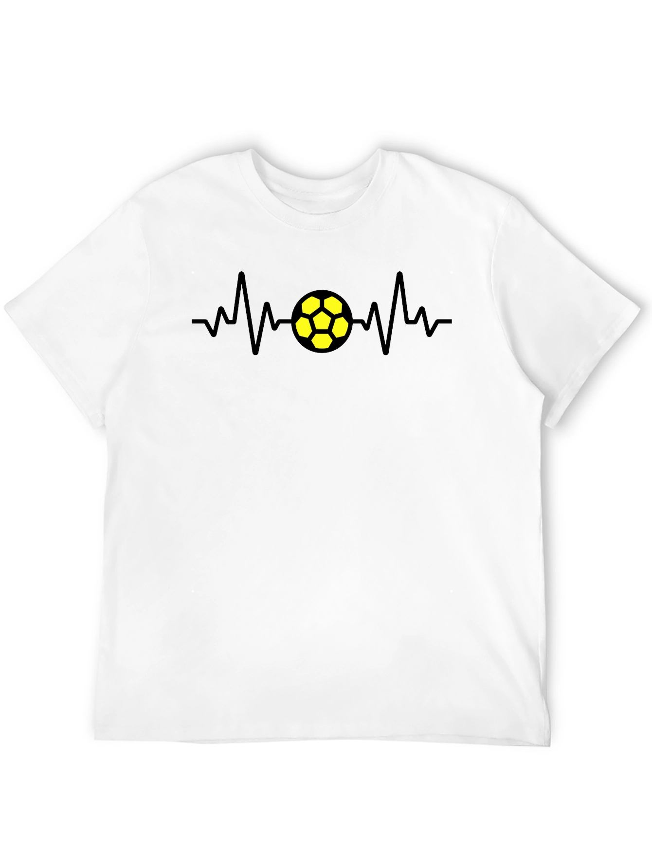 Soccer Heartbeat Graphic T-Shirt