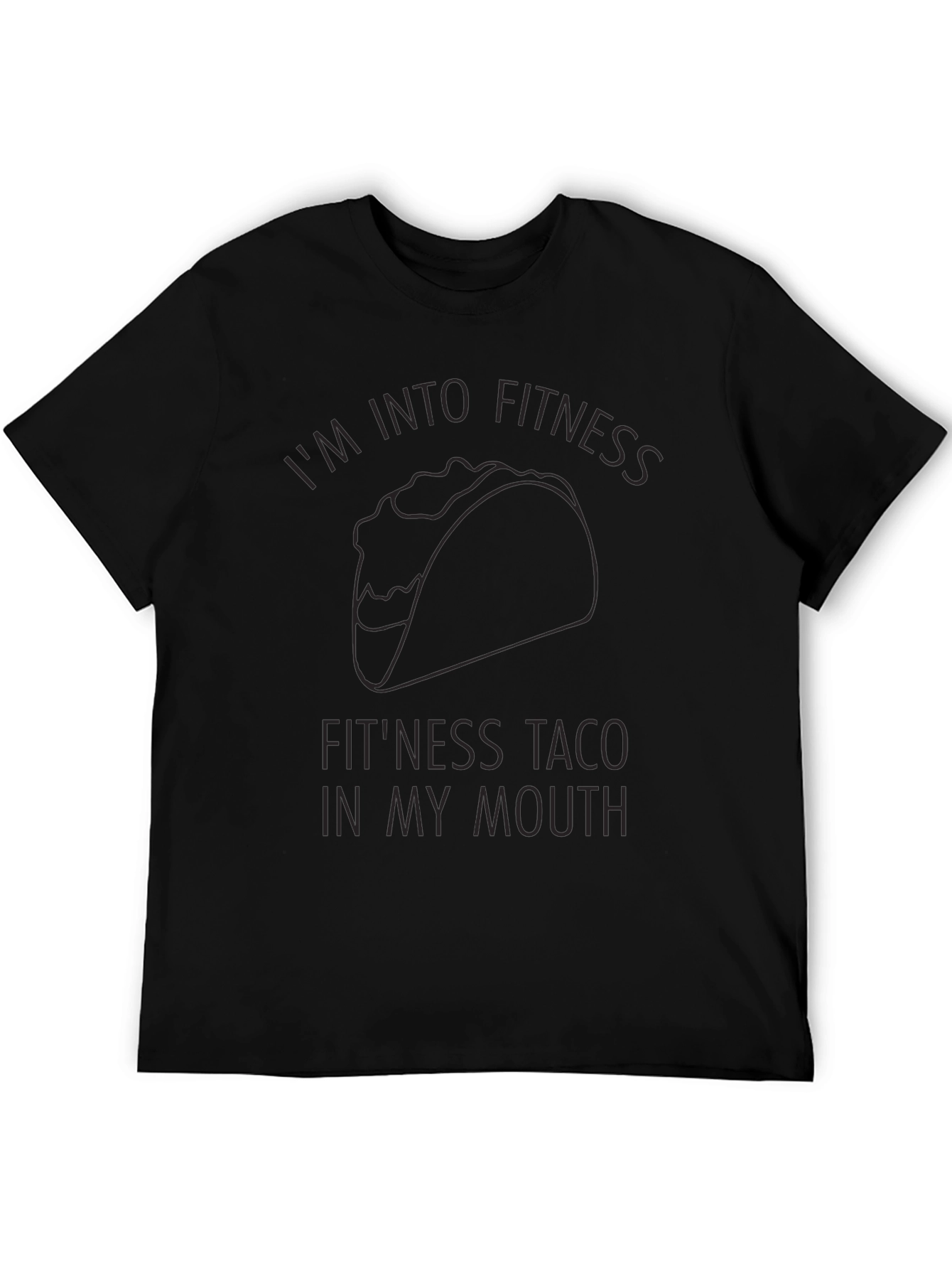 Fitness Taco Black T-Shirt