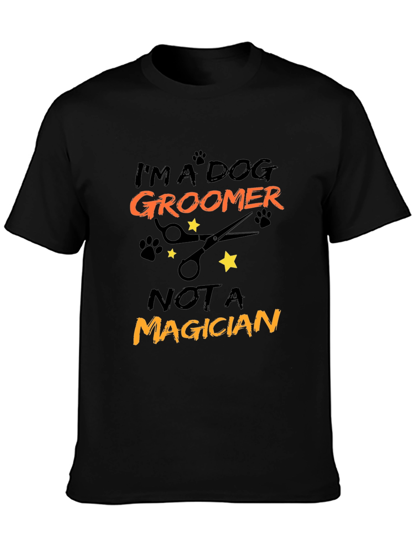 Dog Groomer Graphic Tee - Not a Magician!