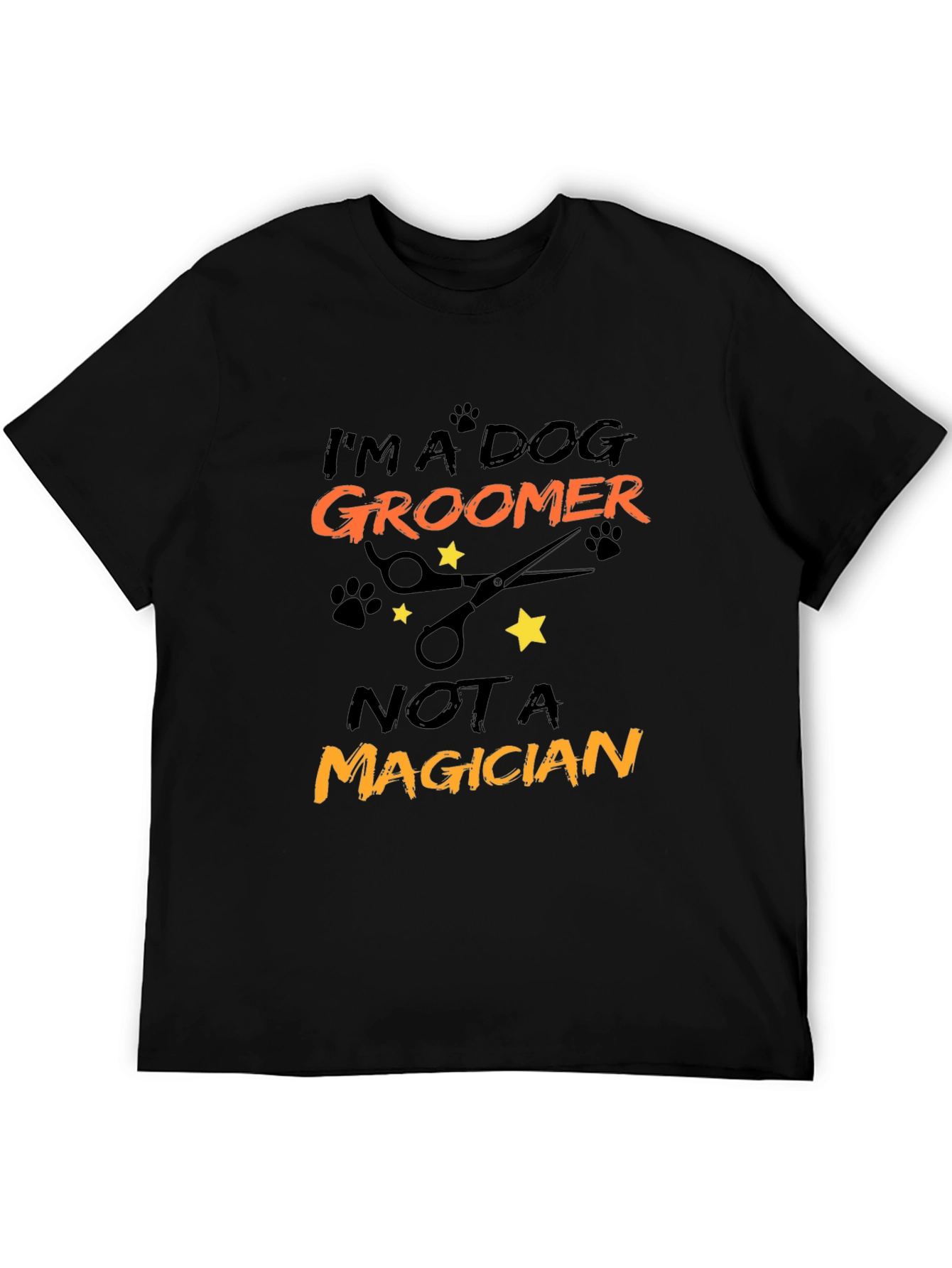 Dog Groomer Graphic Tee - Not a Magician!
