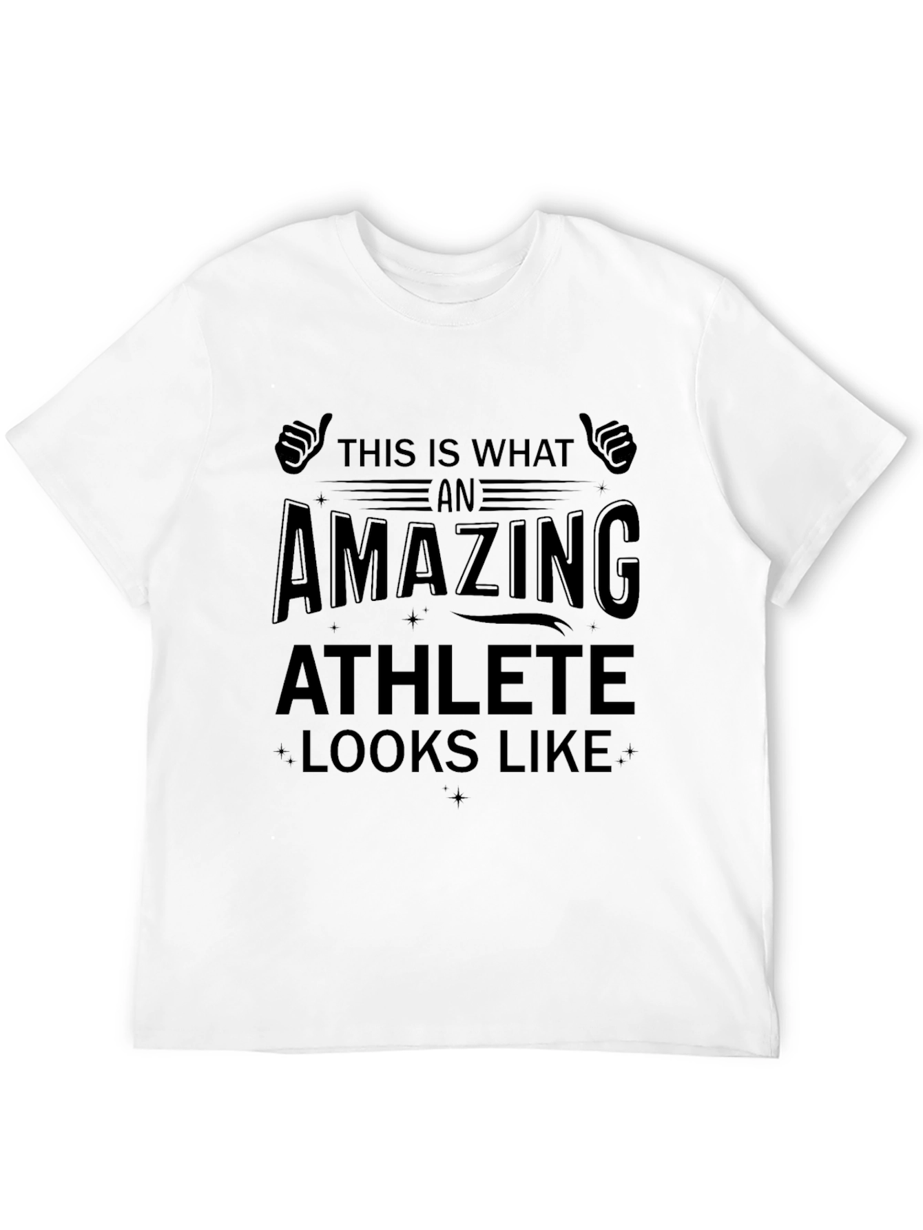 Amazing Athlete Graphic T-Shirt - Black