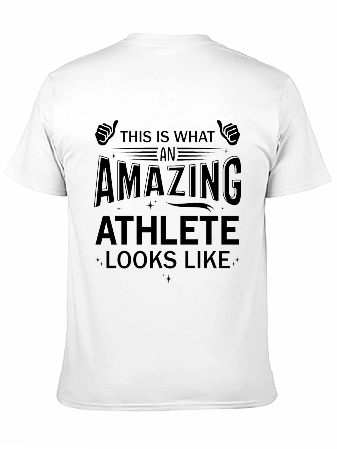 Amazing Athlete Graphic T-Shirt - Black