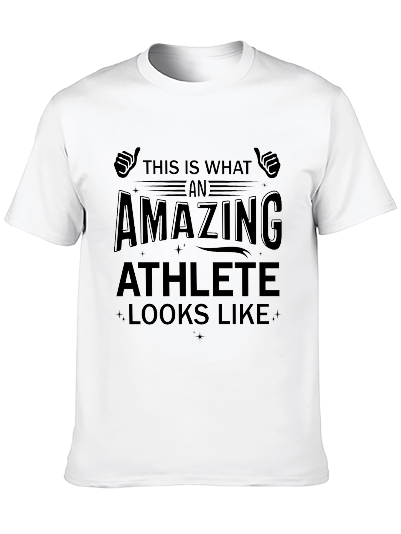Amazing Athlete Graphic T-Shirt - Black