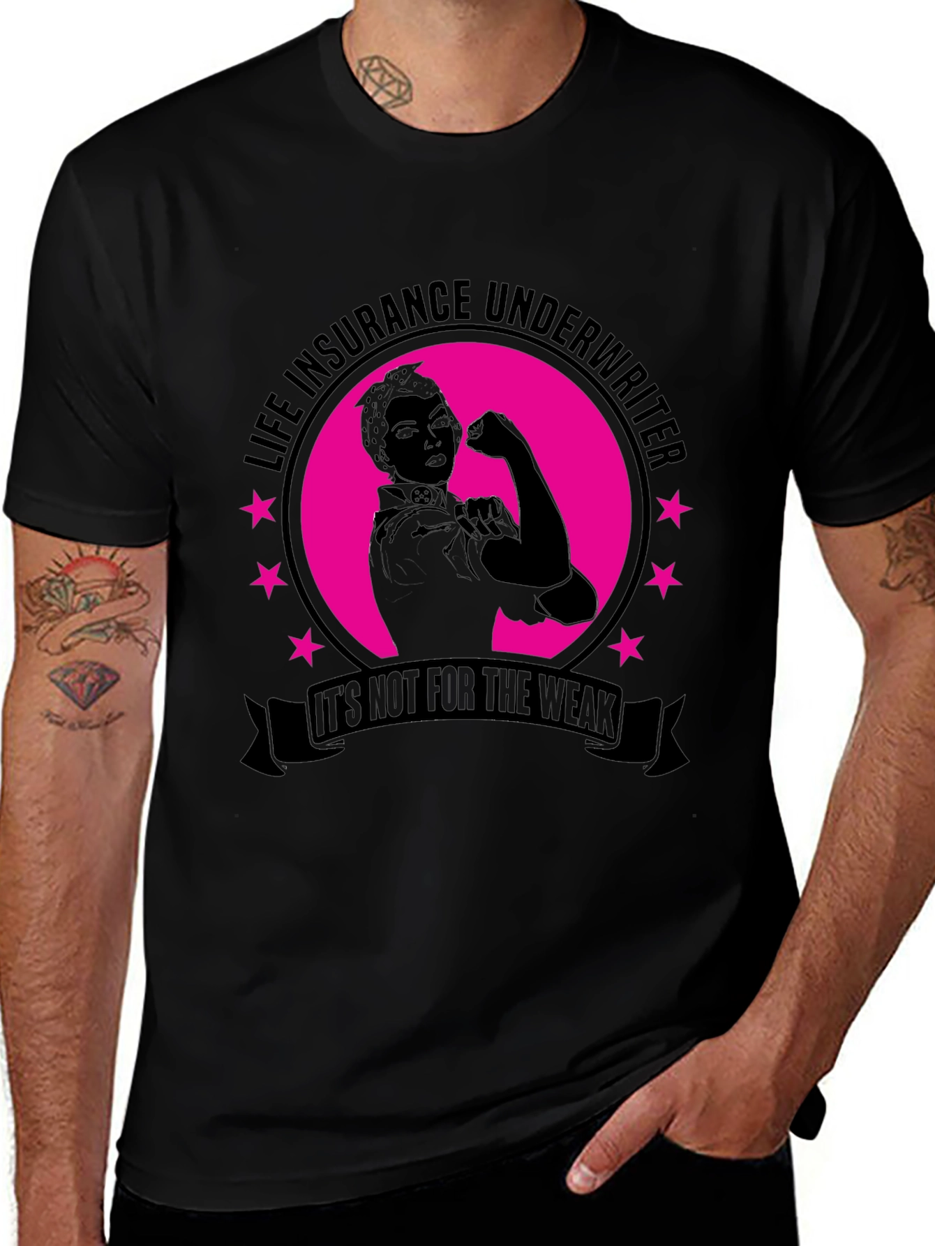 Life Insurance Underwriter T-Shirt - Strong Women