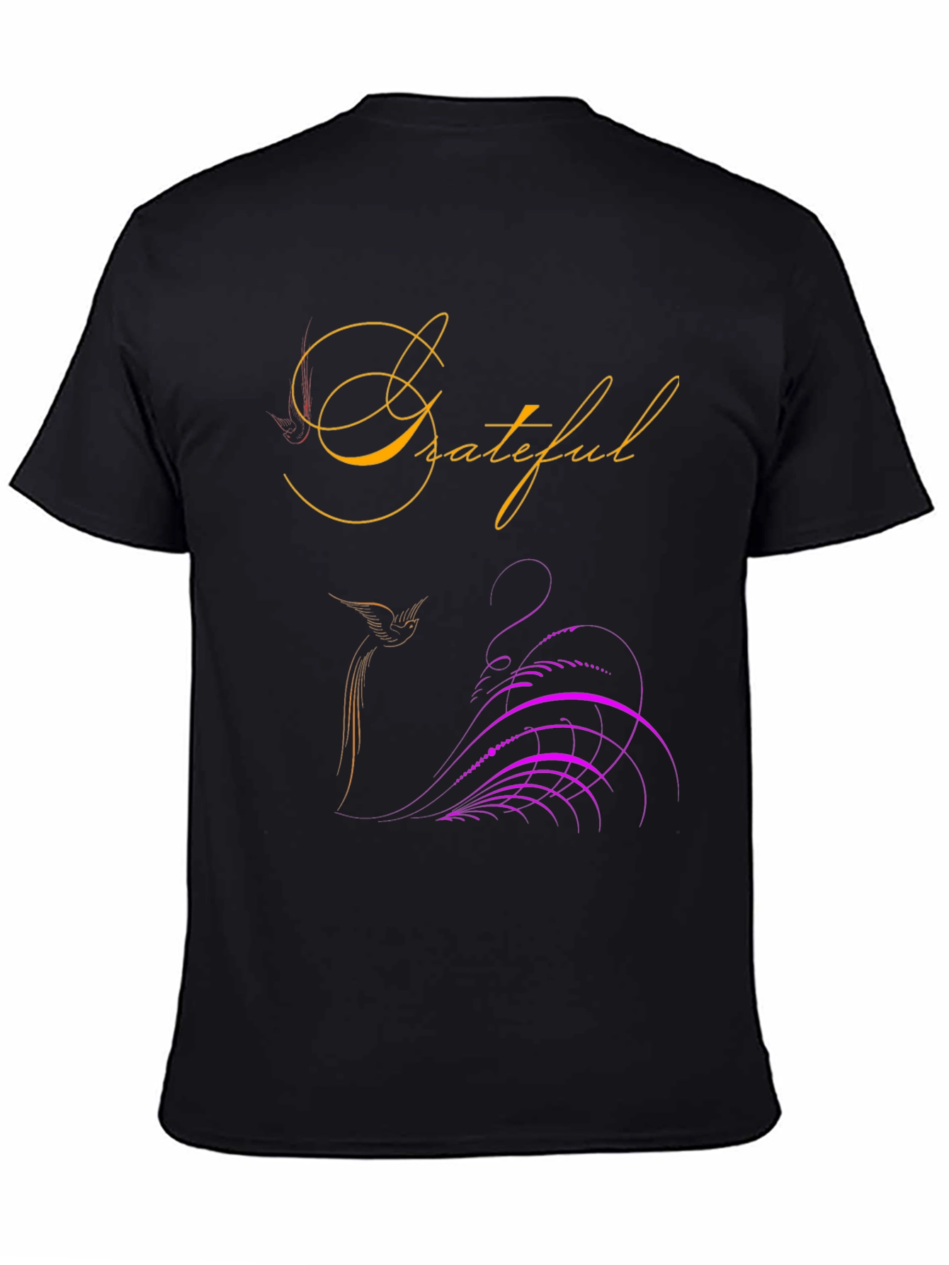Grateful Graphic Black T-Shirt
