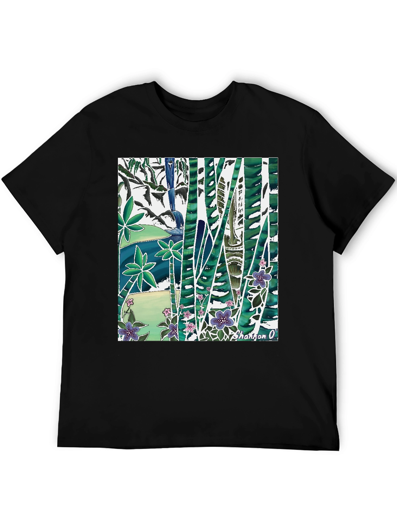Nature Inspired Graphic Print T-Shirt