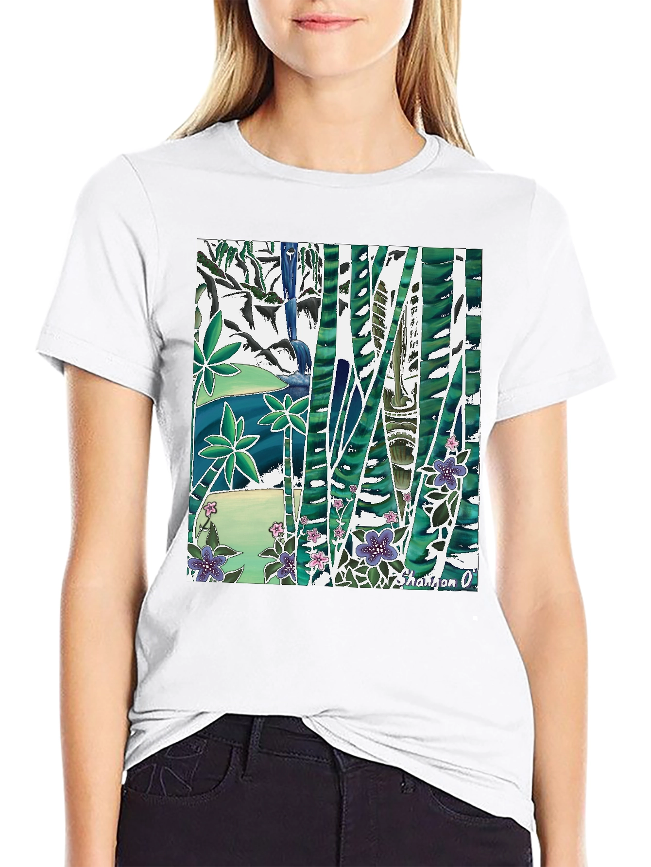 Nature Inspired Graphic Print T-Shirt