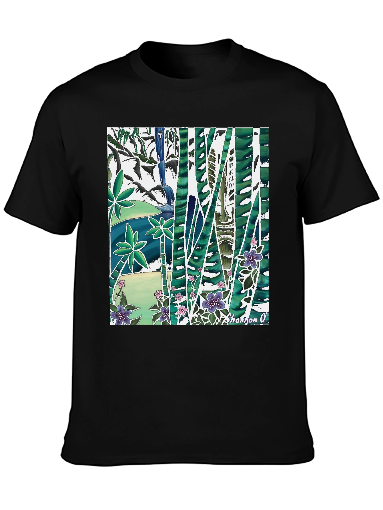 Nature Inspired Graphic Print T-Shirt