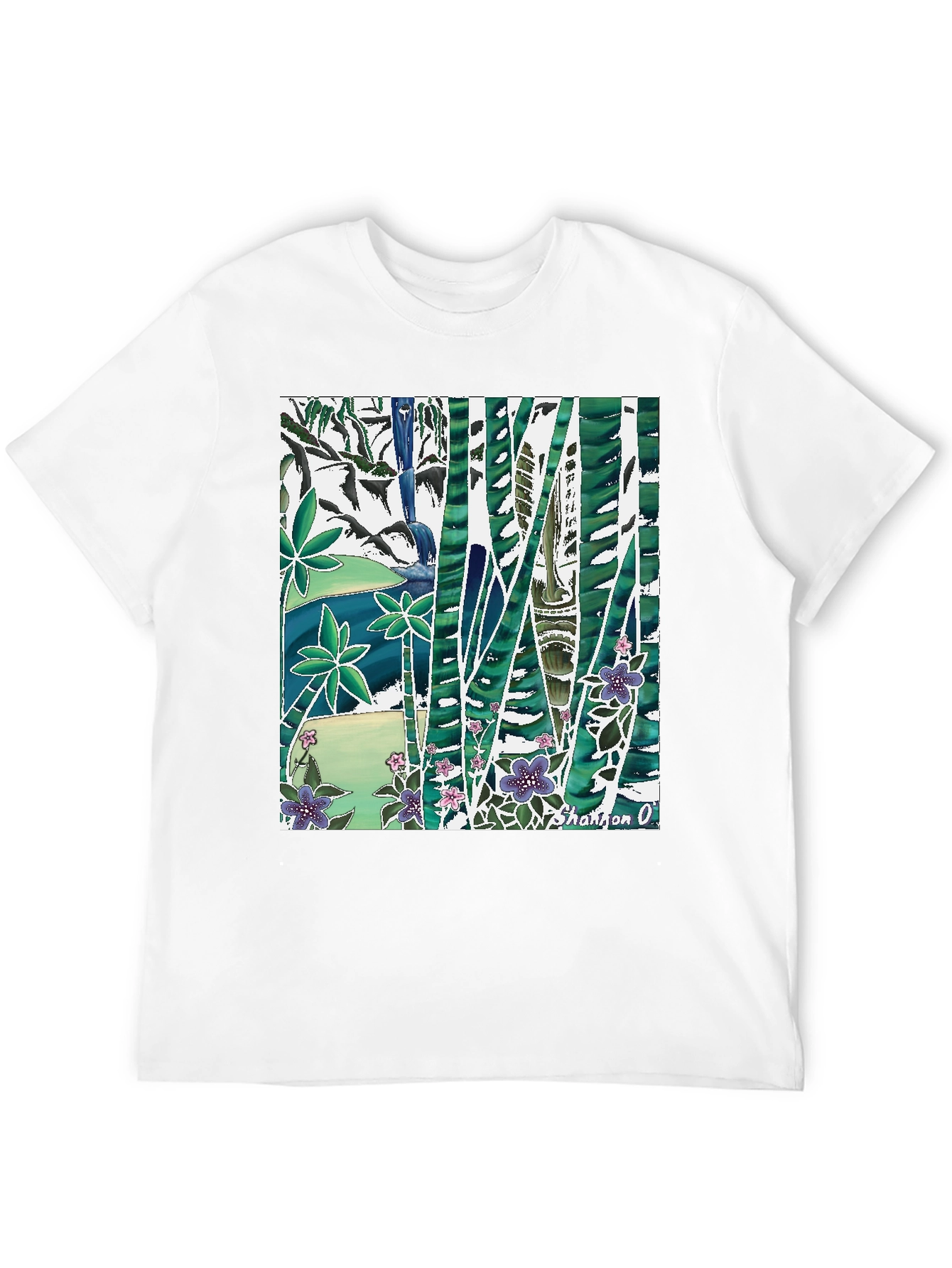 Nature Inspired Graphic Print T-Shirt
