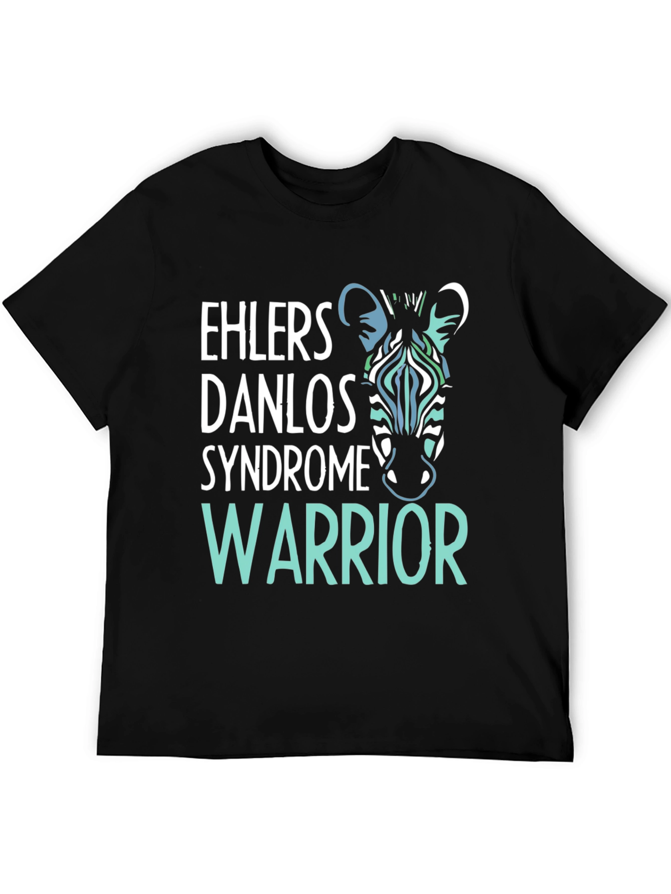 Ehlers Danlos Syndrome Zebra Warrior T-Shirt