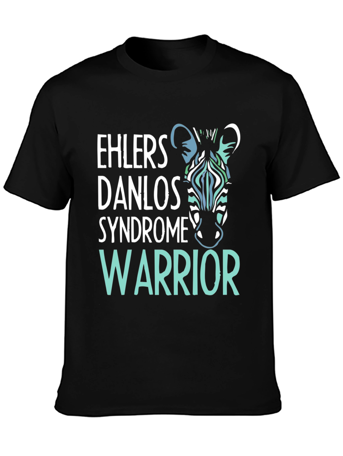 Ehlers Danlos Syndrome Zebra Warrior T-Shirt