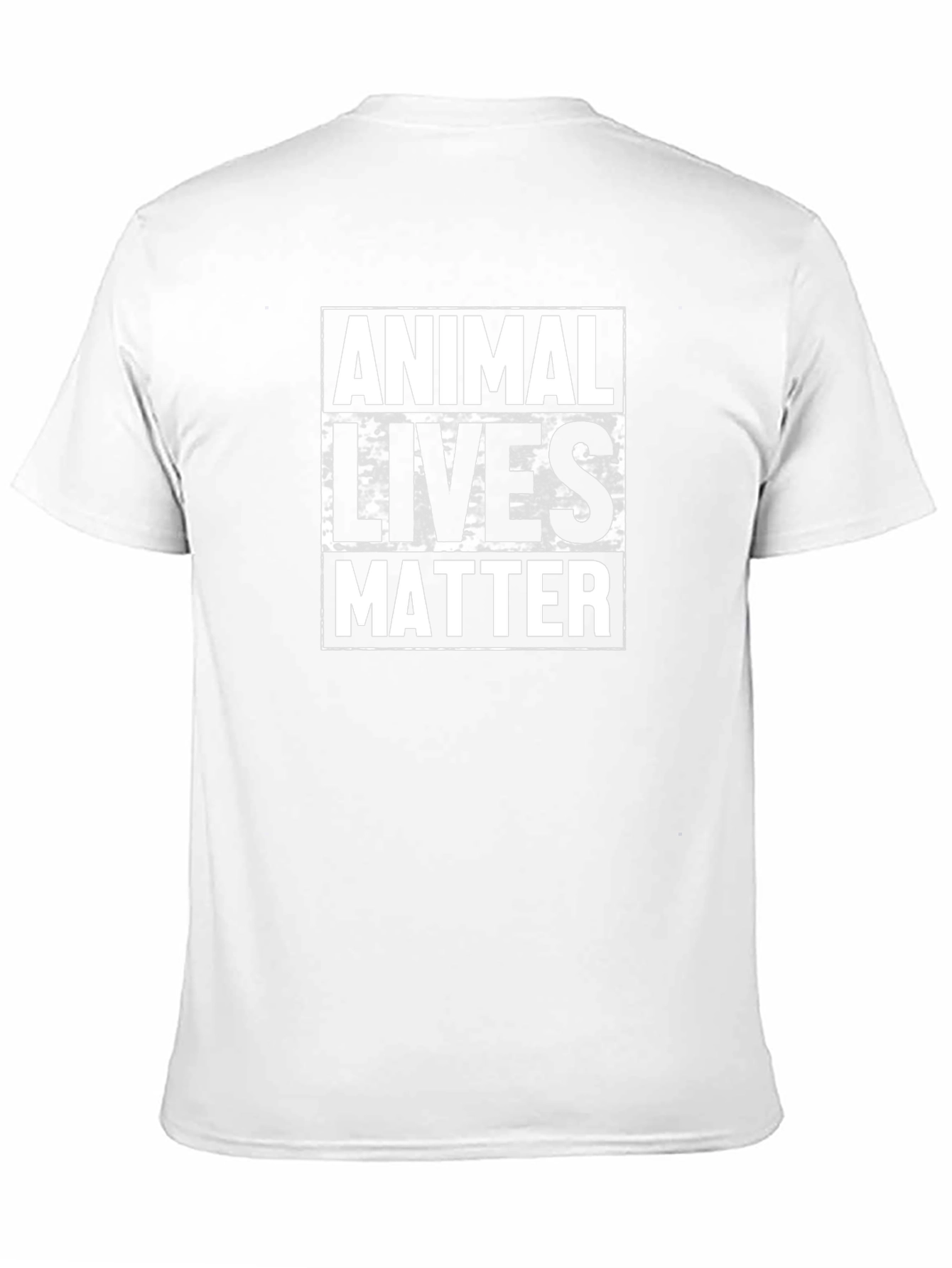 Animal Lives Matter Graphic Tee - Black Cotton T-Shirt