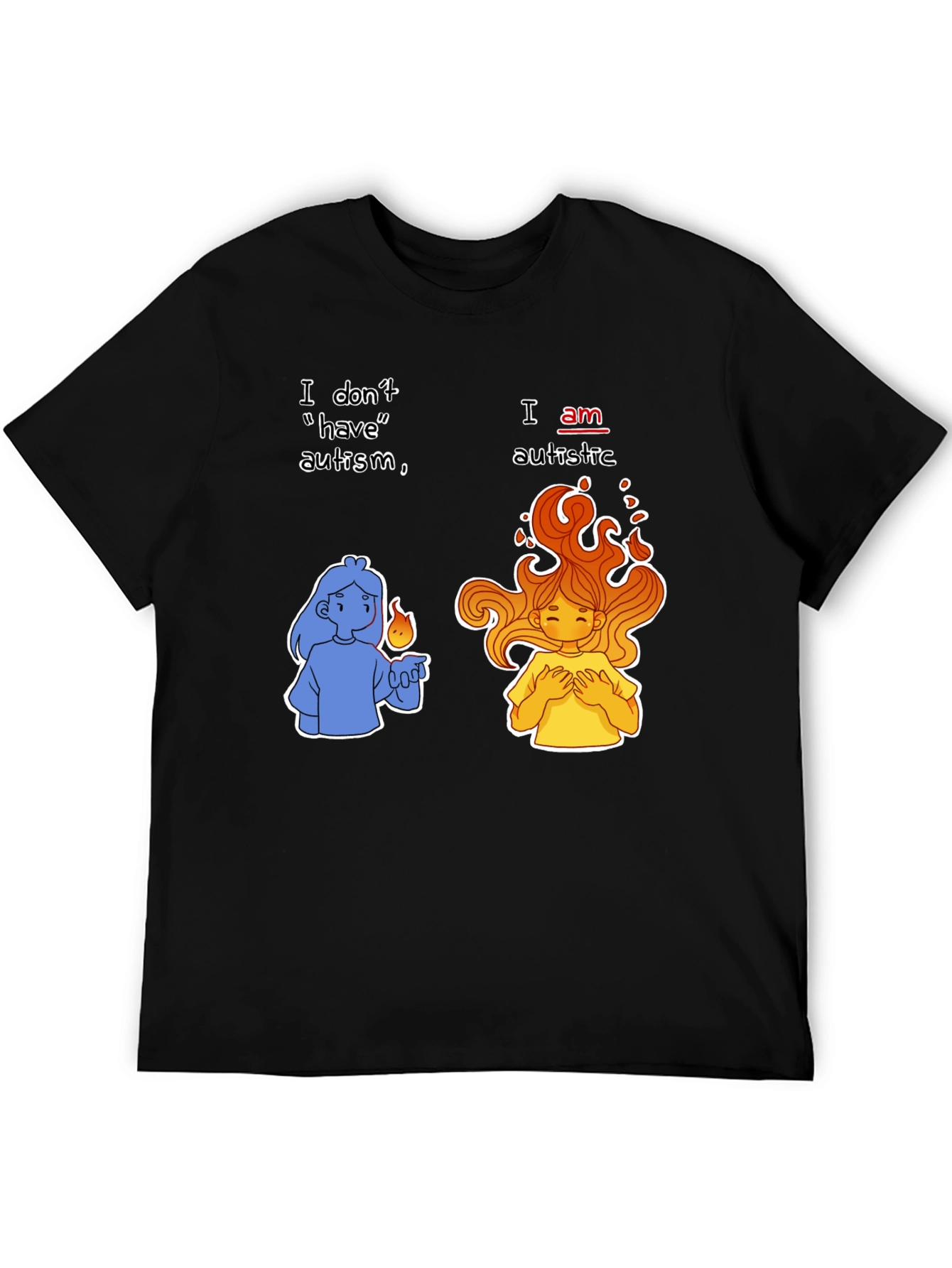 Autistic Pride T-Shirt - I Am Autistic Tee