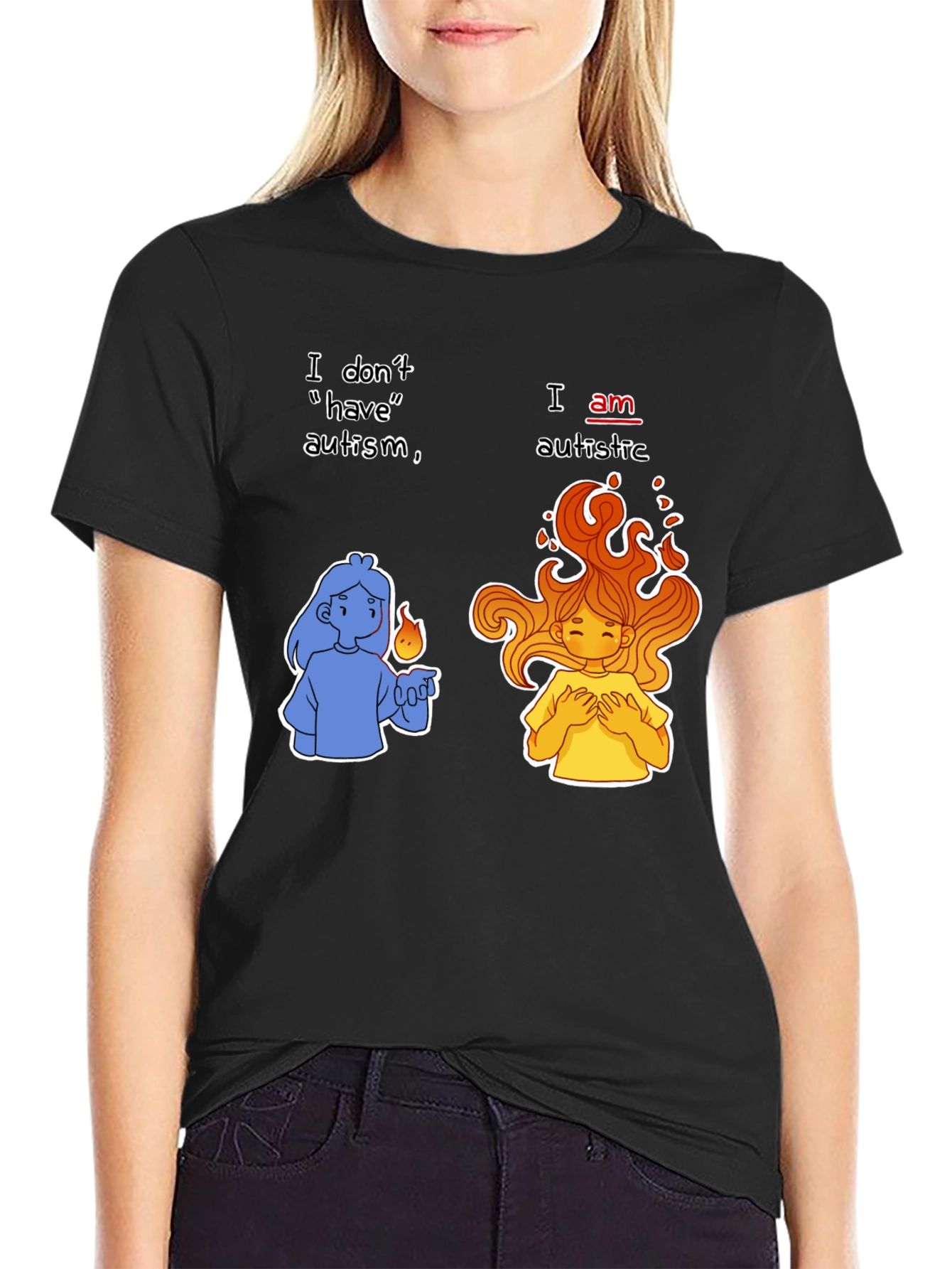 Autistic Pride T-Shirt - I Am Autistic Tee