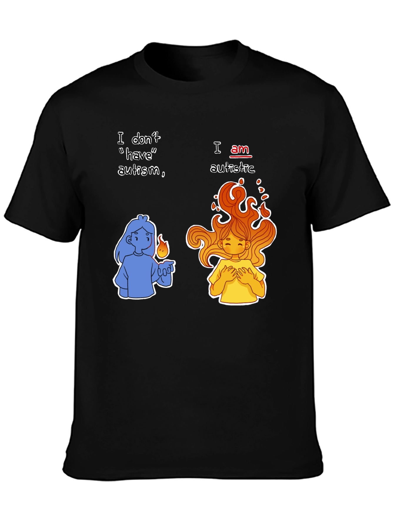 Autistic Pride T-Shirt - I Am Autistic Tee