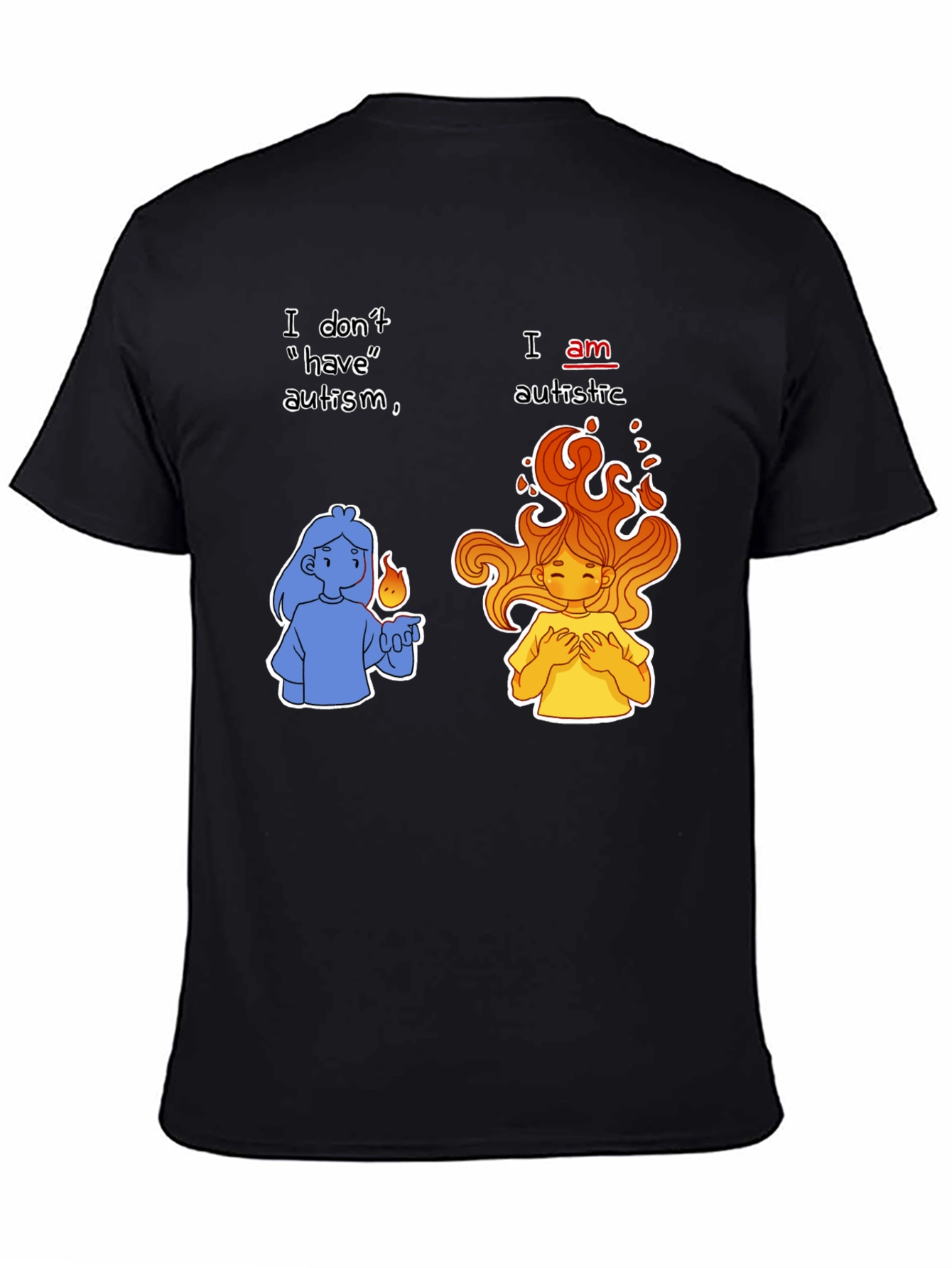 Autistic Pride T-Shirt - I Am Autistic Tee