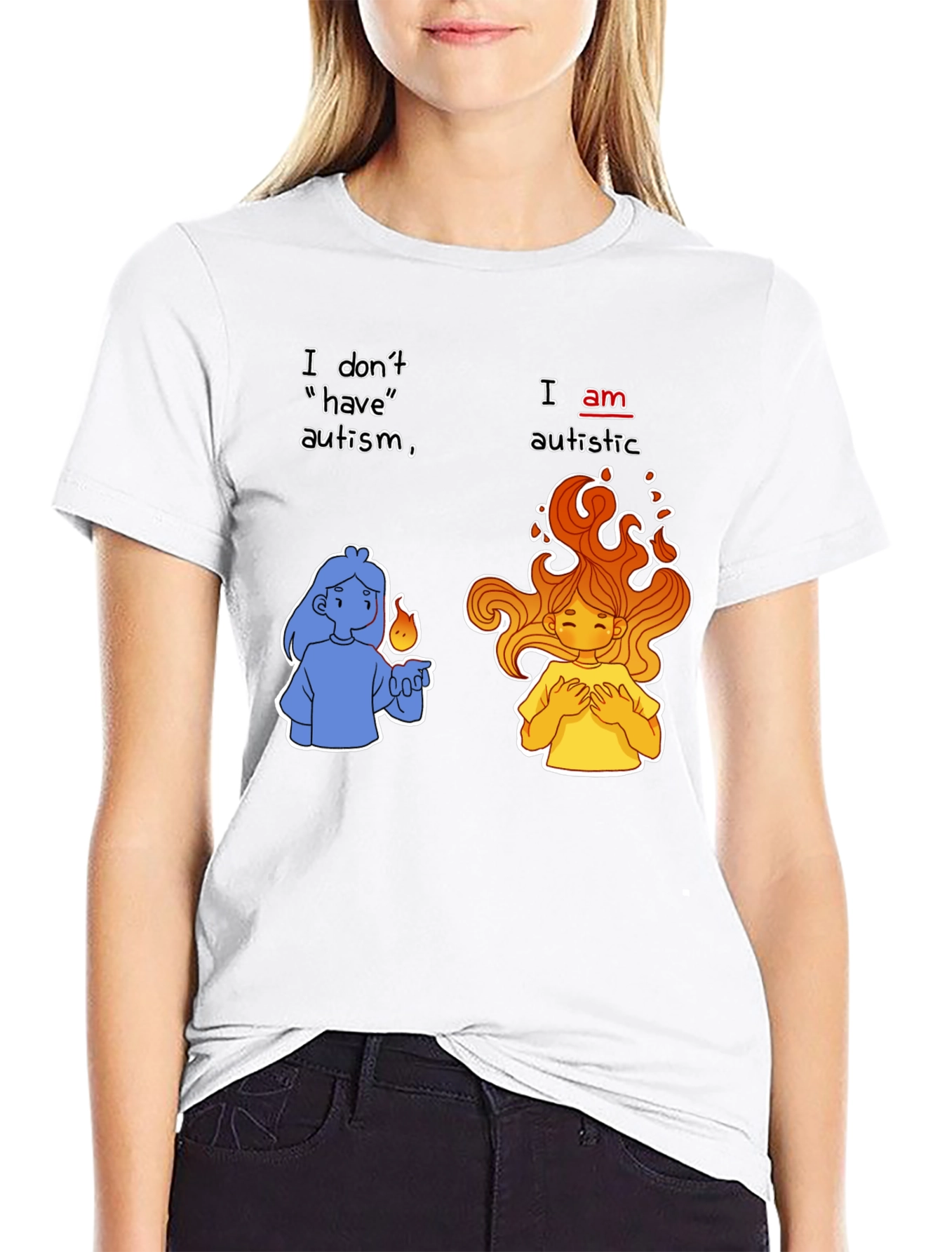 Autistic Pride T-Shirt - I Am Autistic Tee