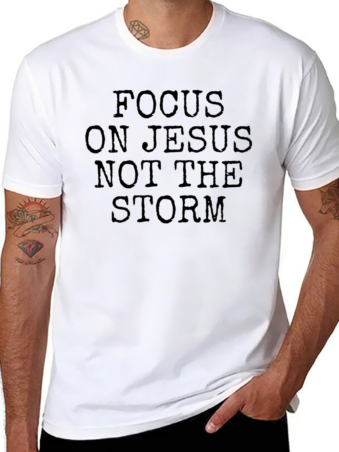 Focus on Jesus T-Shirt - Christian Apparel